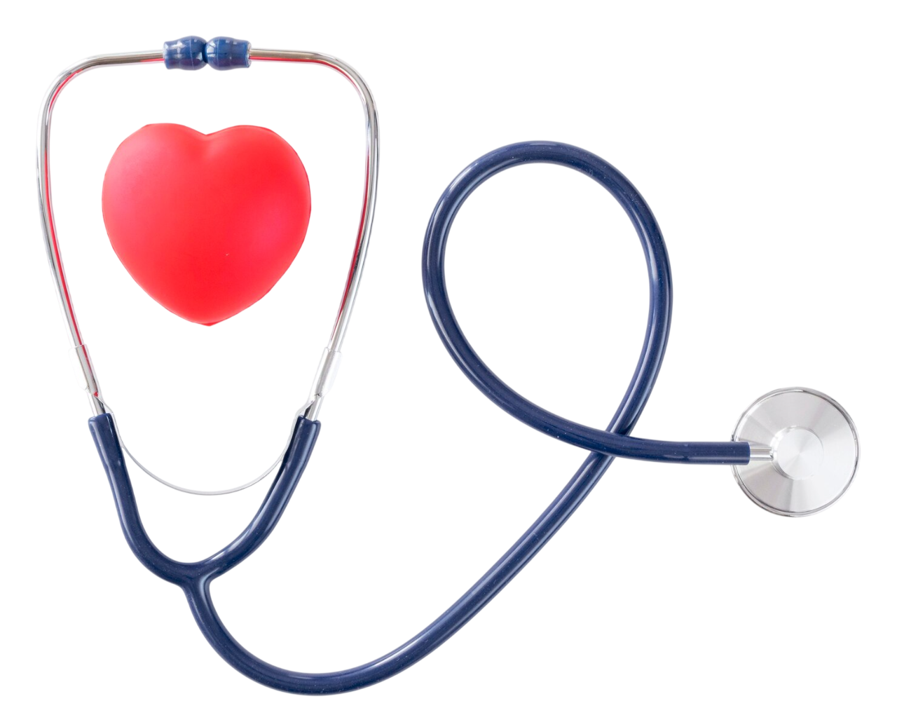 Heart shaped stethoscope